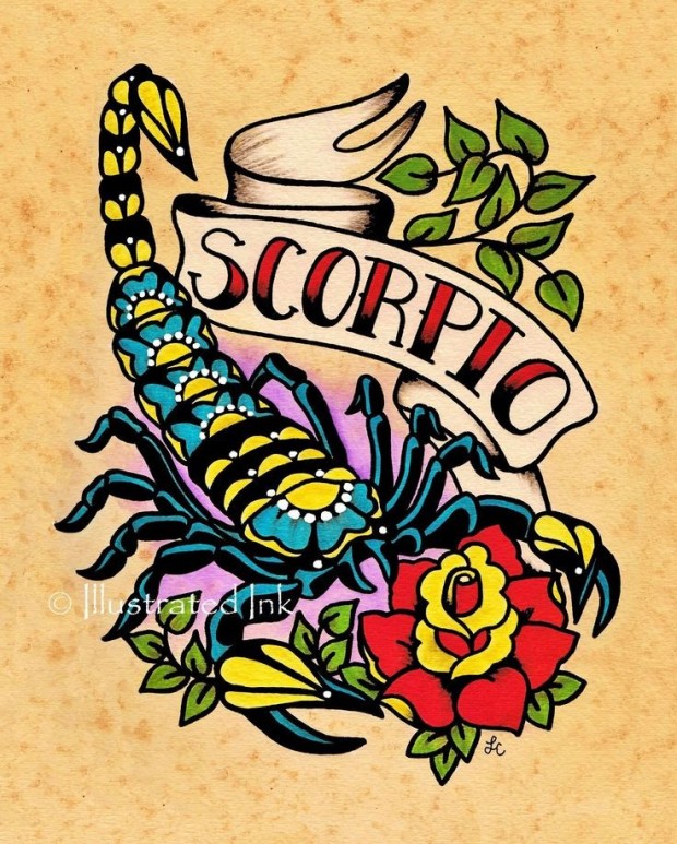 zodiac scorpio tattoo ideas 0031