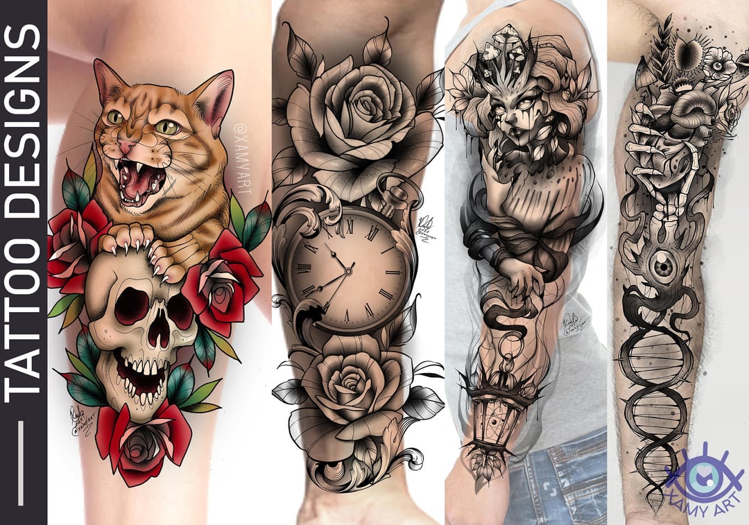 Anime sleeve tattoo ideas that preserve your favorite characters beautifully