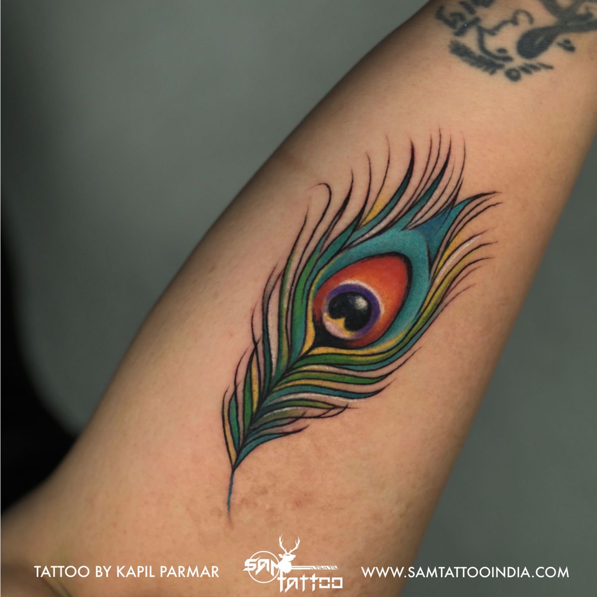 Intricate small peacock feather tattoo designs to inspire your creativity