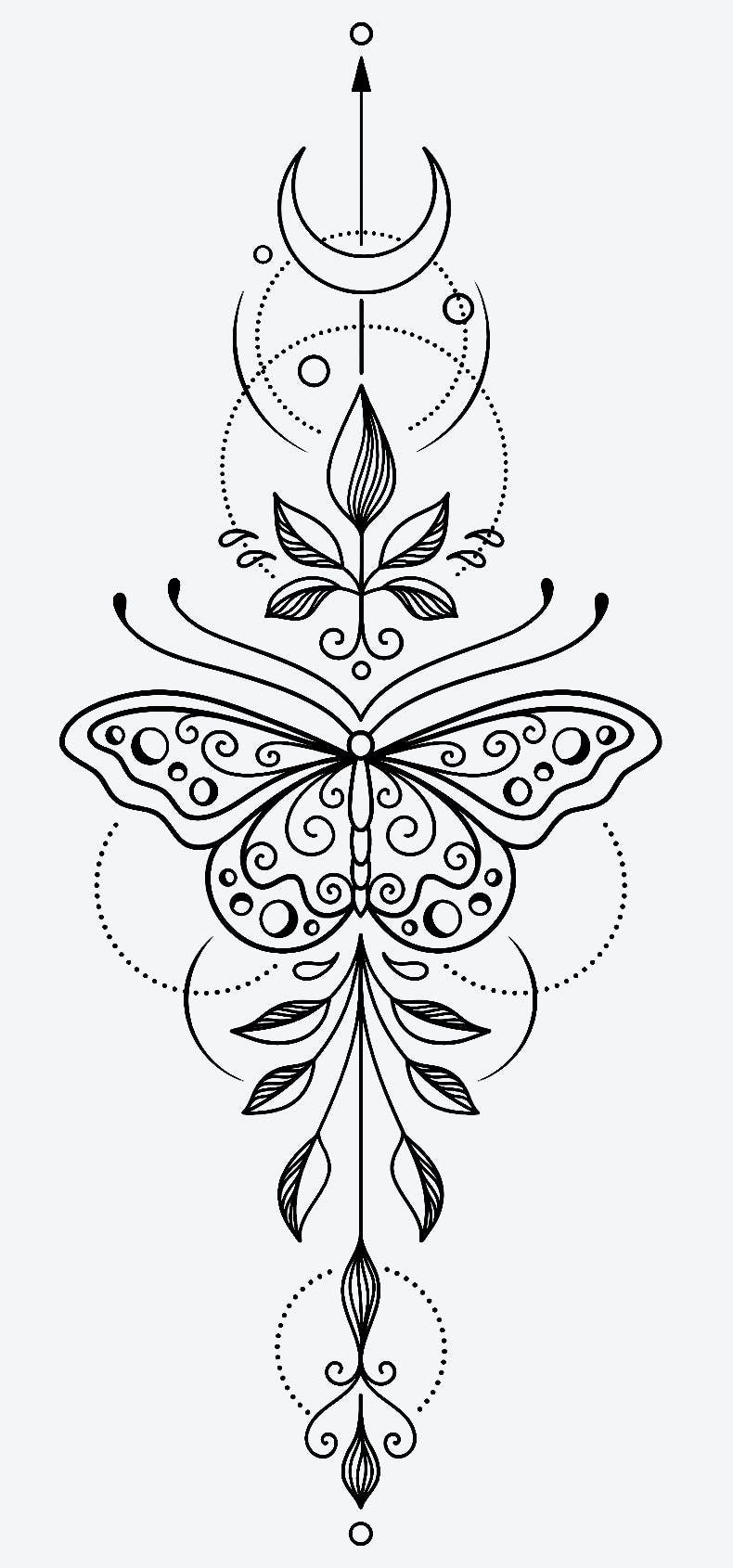 Butterfly tattoo ideas celebrated for their beauty and meaningfulness