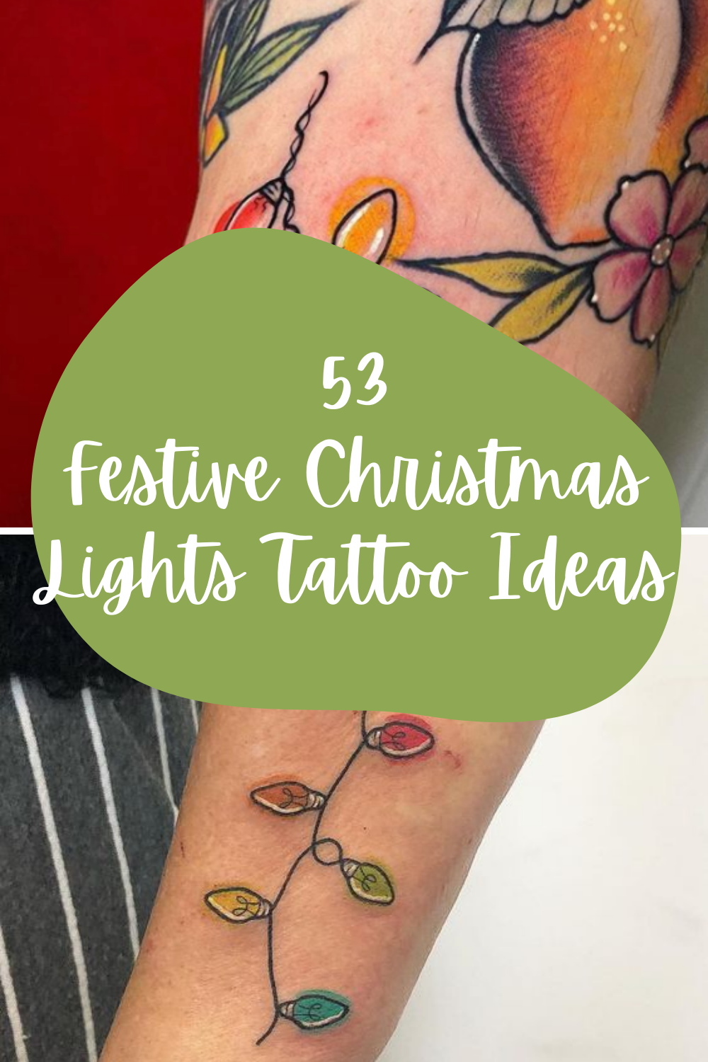 Symbolized by festive joy, explore unique christmas tattoo ideas for inspiration