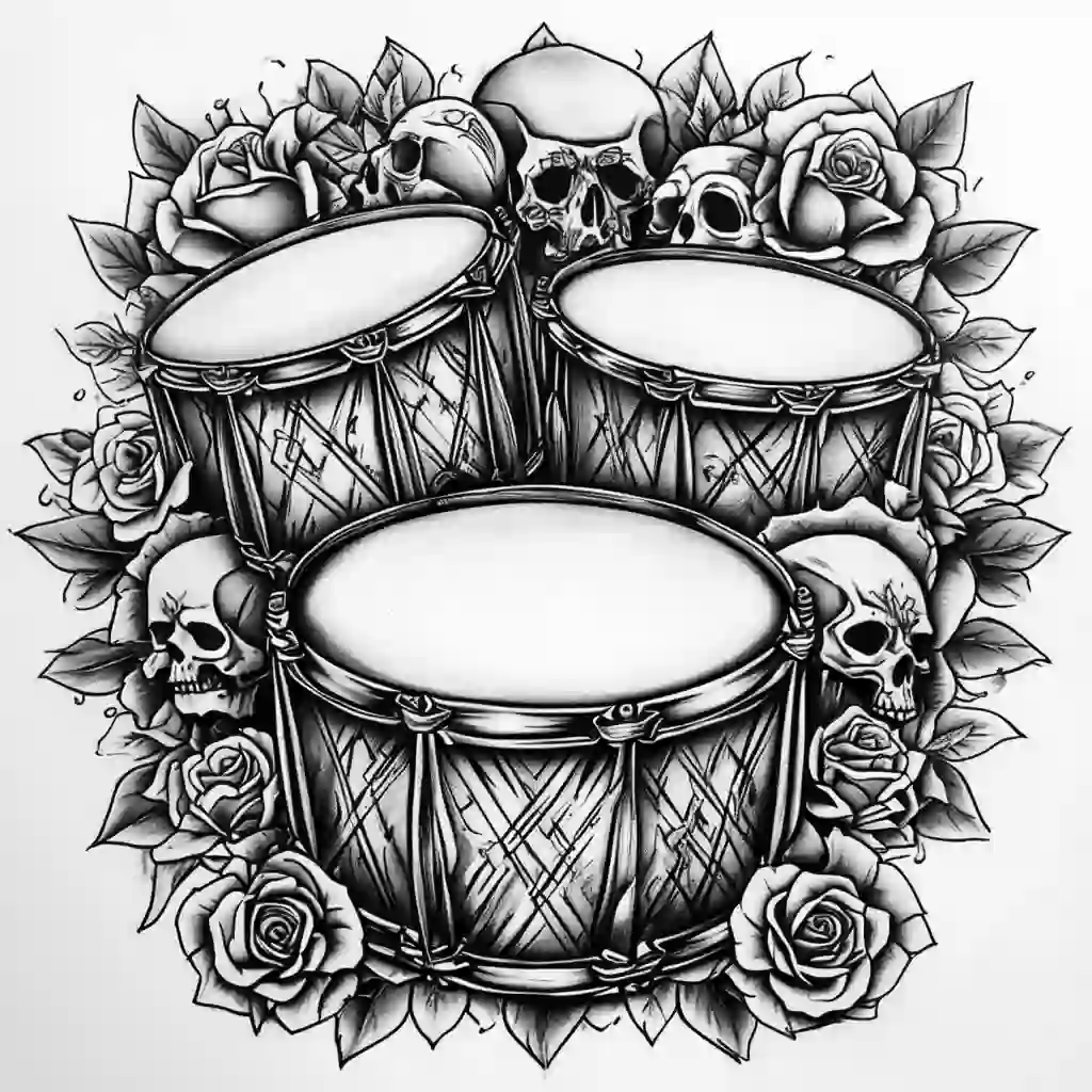 Emblazoned with rhythm these drummer tattoos ideas inspire creativity