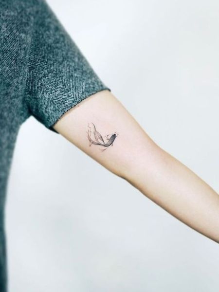 Transformed by art the allure of feminine small koi fish tattoos