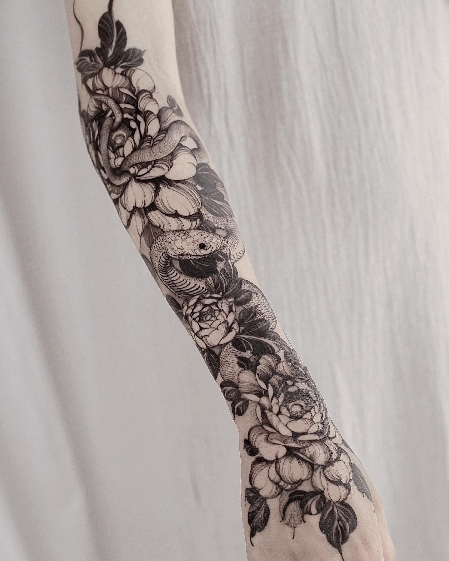 Half of sleeve tattoo ideas culminated in stunning artistic expressions