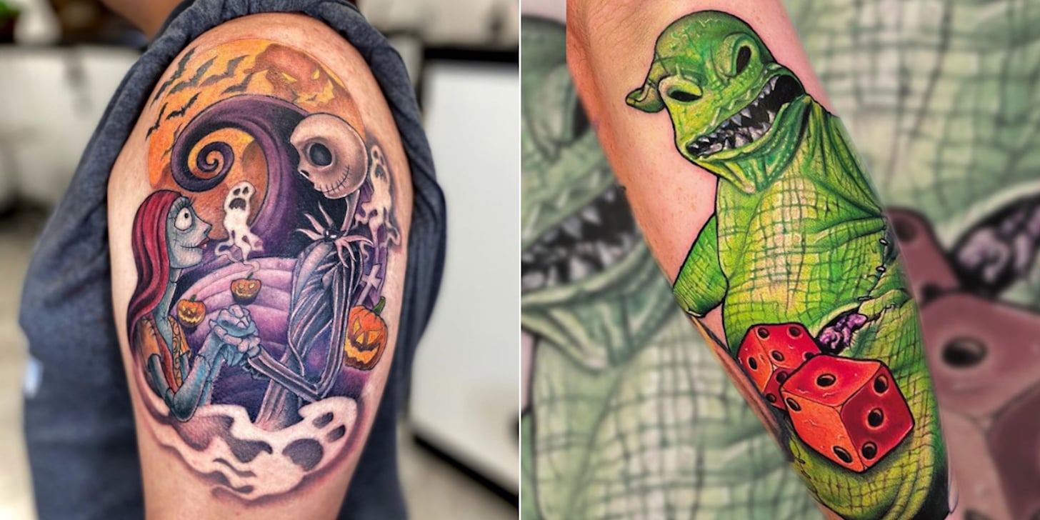 Jack Skellington tattoo ideas that express your love for halloween magic