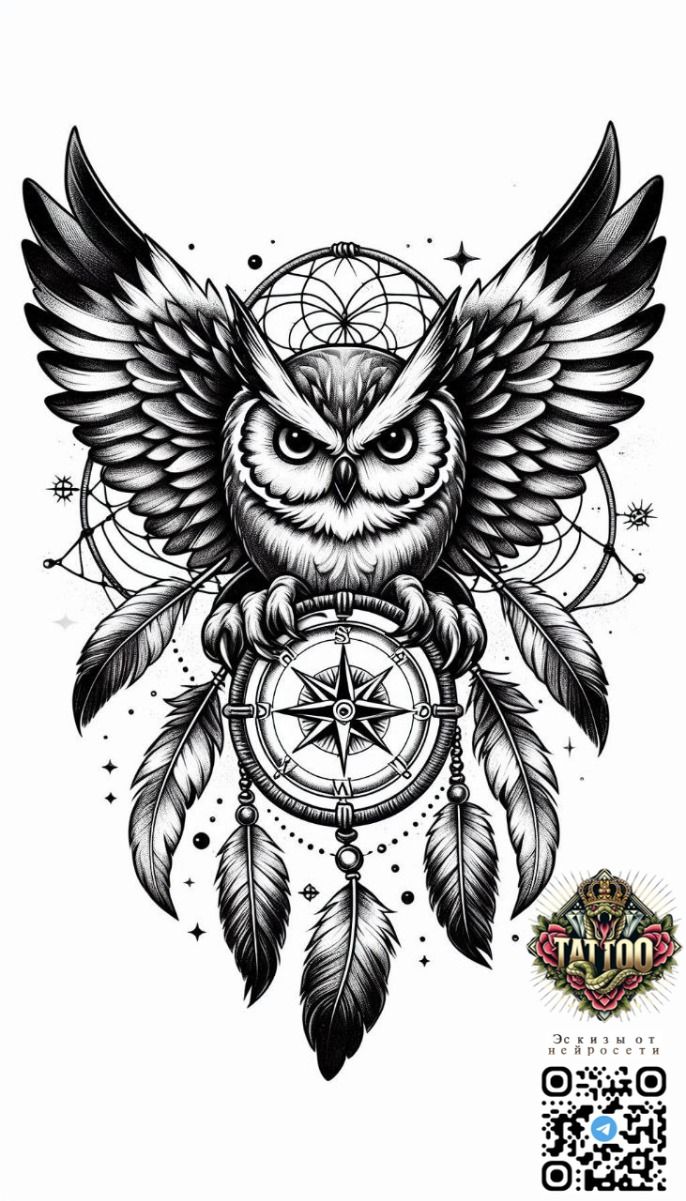 Owl tattoo ideas that reflect wisdom and creativity for your body art