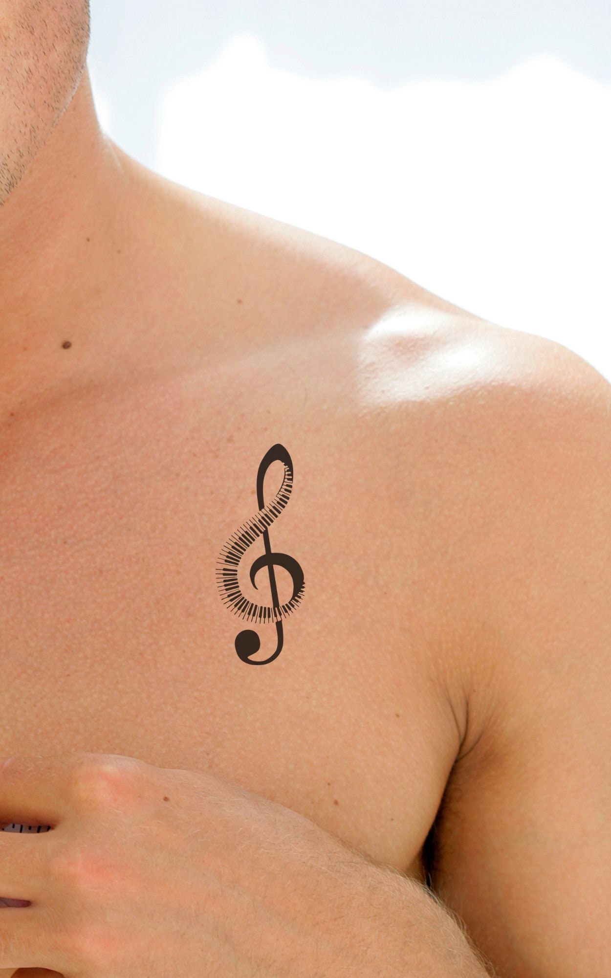 Music notes tattoo ideas representing your passion for creativity and art