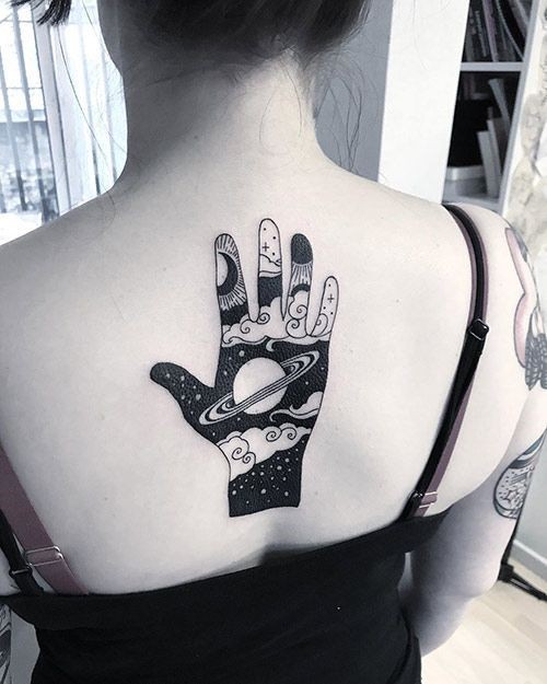 Planet tattoo ideas celebrated for their cosmic beauty and symbolism