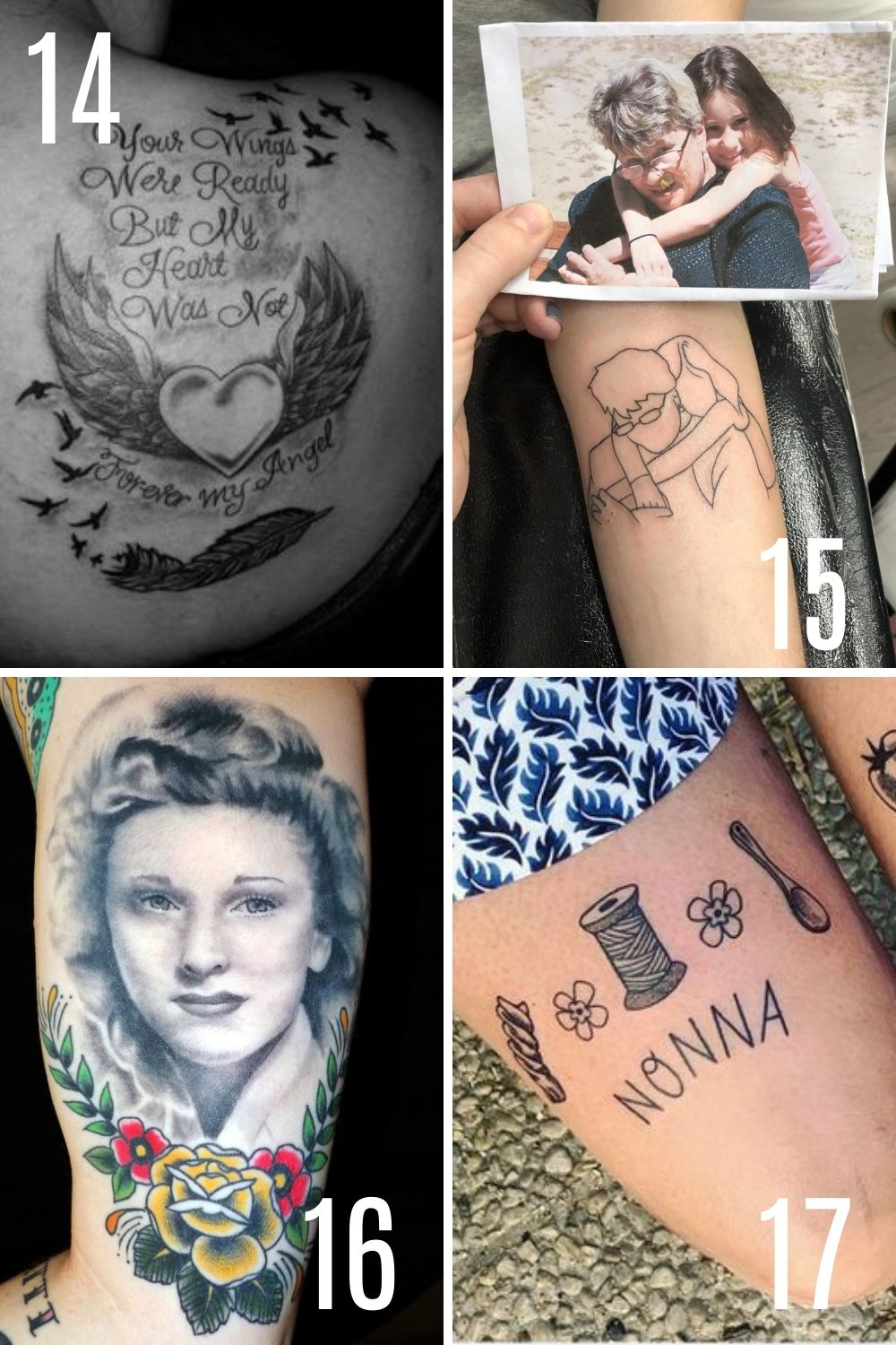 Remembrance tattoo ideas carved on your skin to honor loved ones