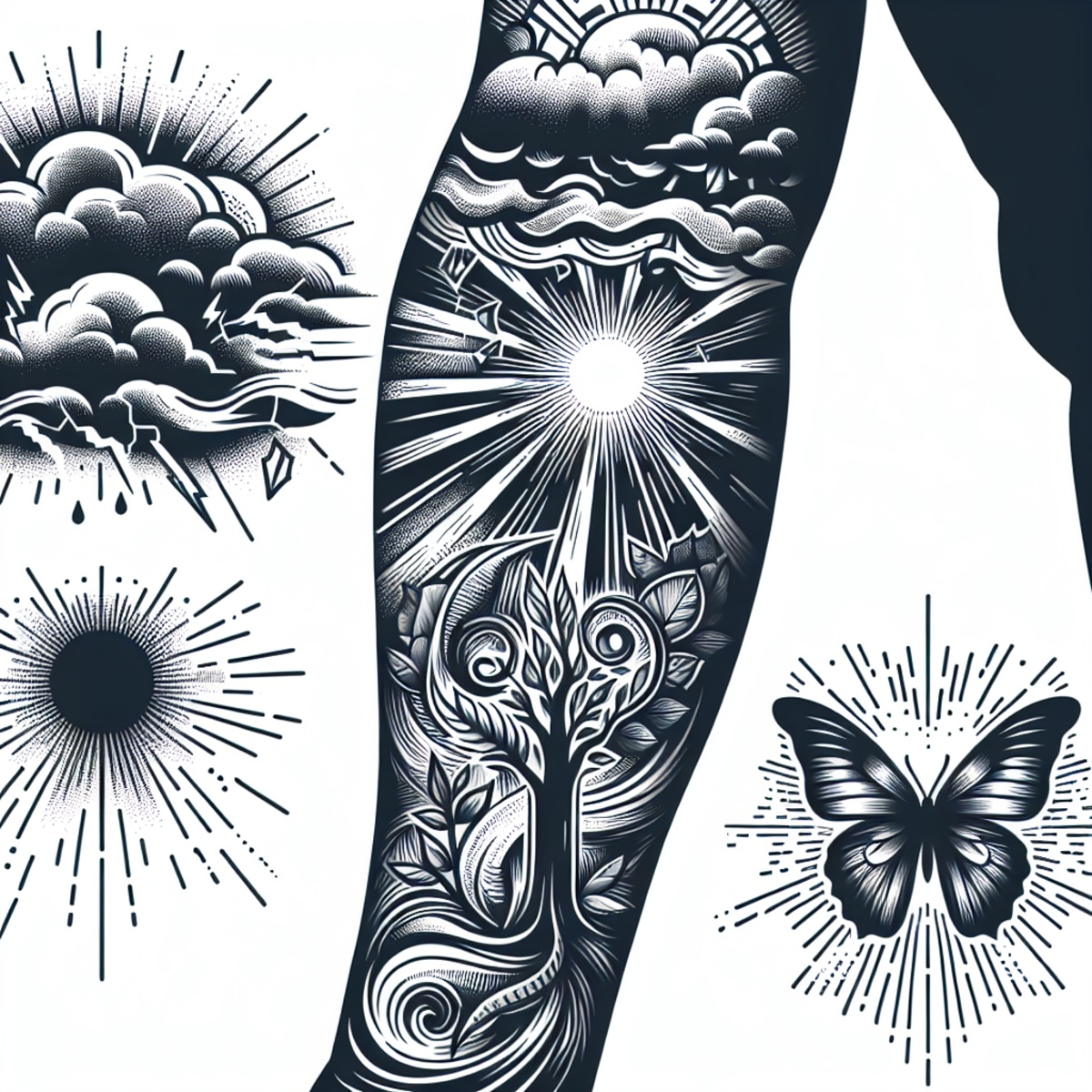 Roman tattoo ideas symbolized by strength, honor, and timeless beauty