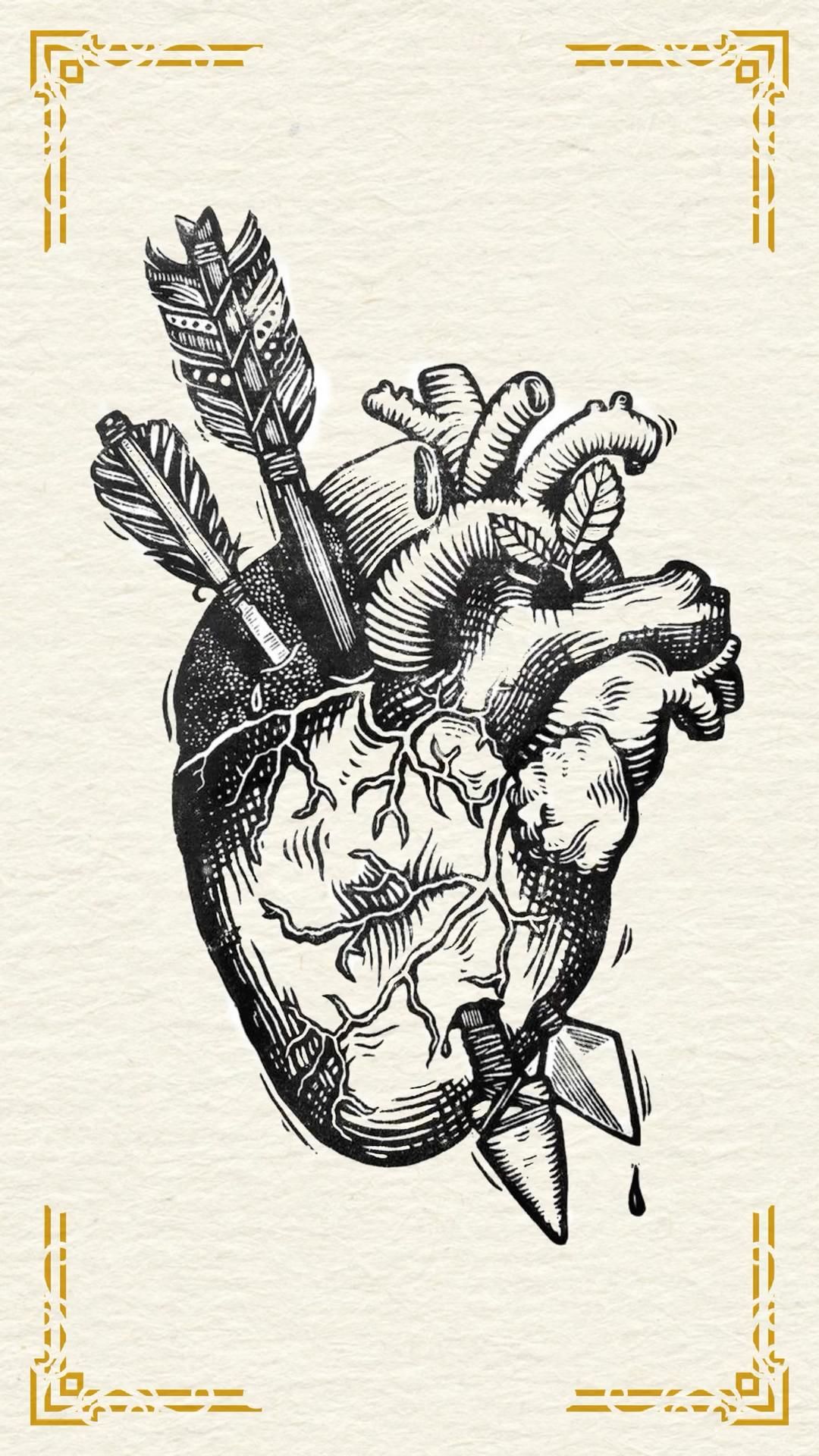 Encapsulated in sentiment small broken heart tattoo designs for you