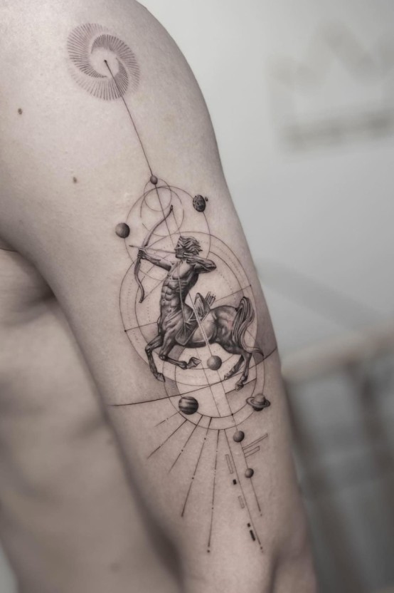 Preserved meanings behind small sagittarius tattoo designs for seekers