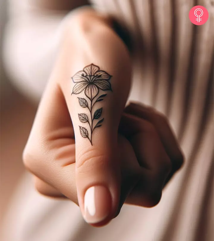 Small tattoo on hand for girl portrayed in unique and meaningful ways