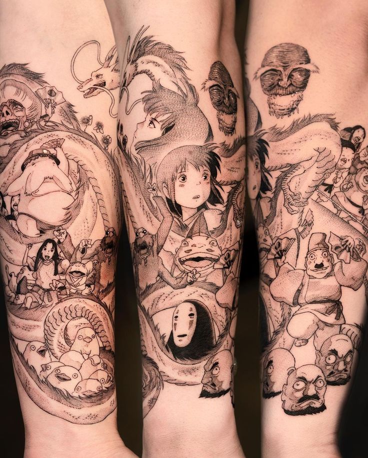 Studio Ghibli tattoo ideas transformed for unique and creative designs