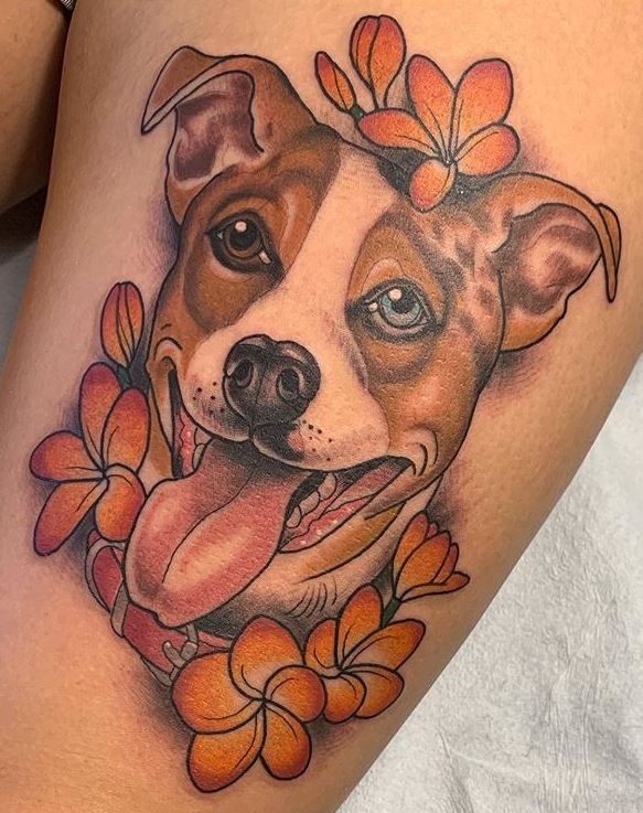 Inkspired tattoo ideas for silver lab dog lovers to cherish forever