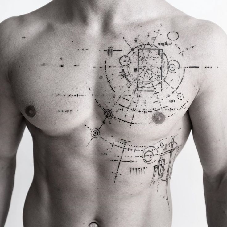 Tattoo ideas geometric that encapsulated creativity and precision in design