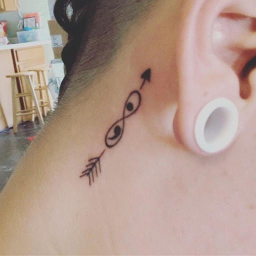 Semicolon tattoo ideas celebrated for their meaningful symbolism and beauty