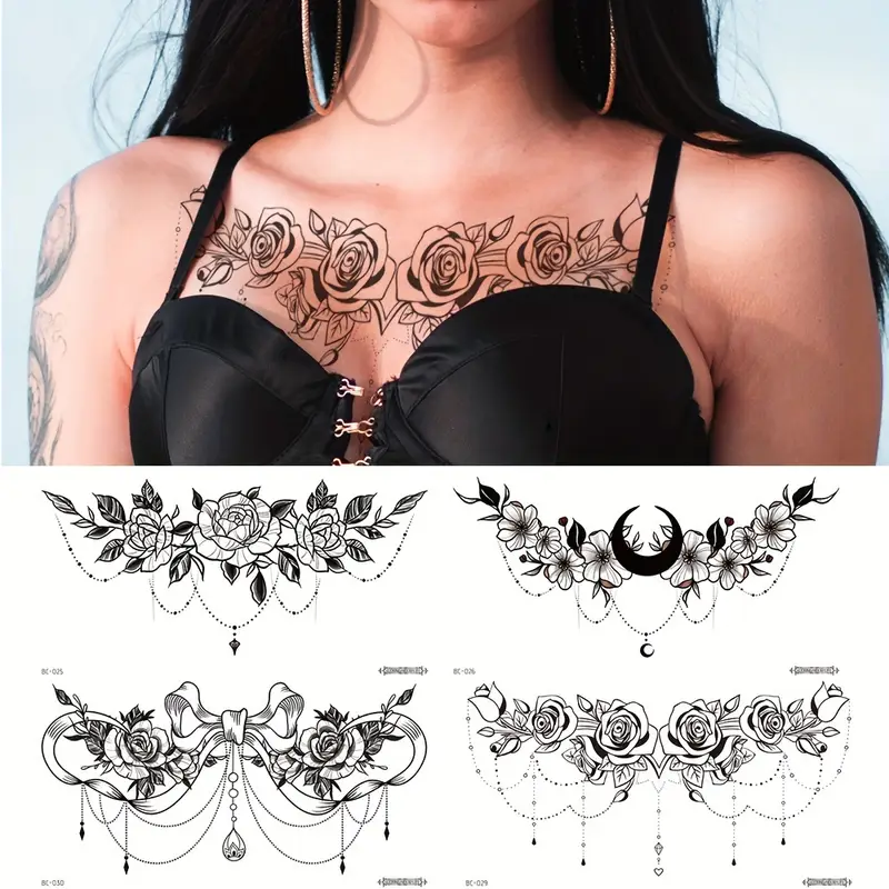 Under boob tattoo ideas that beautifully outline your unique style and creativity