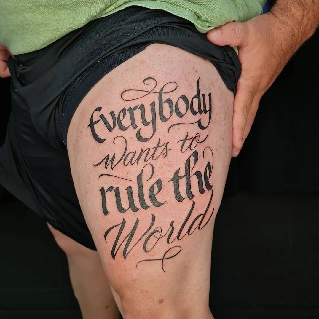 Creative tattoo ideas for men with quotes to express your identity